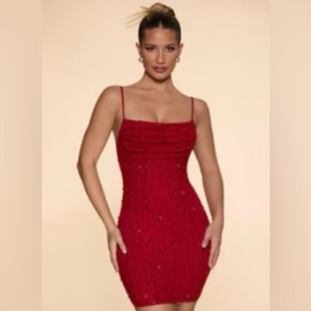 Oh Polly Red Mini Dress- Never Worn